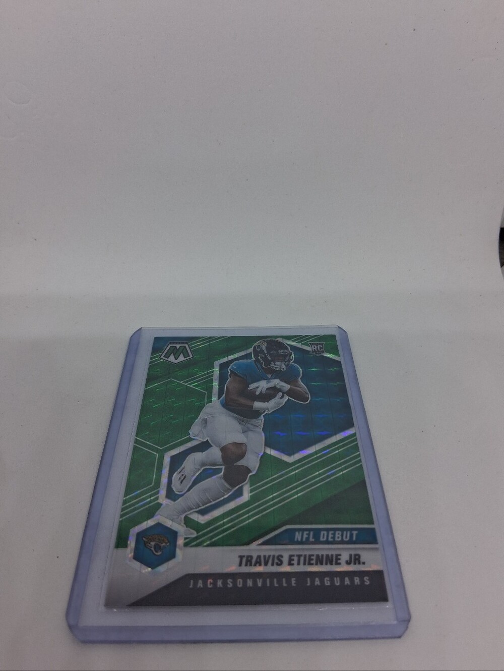 2021 Panini Mosaic - NFL Debut Travis Etienne #253 Green Mosaic Prizm (RC)